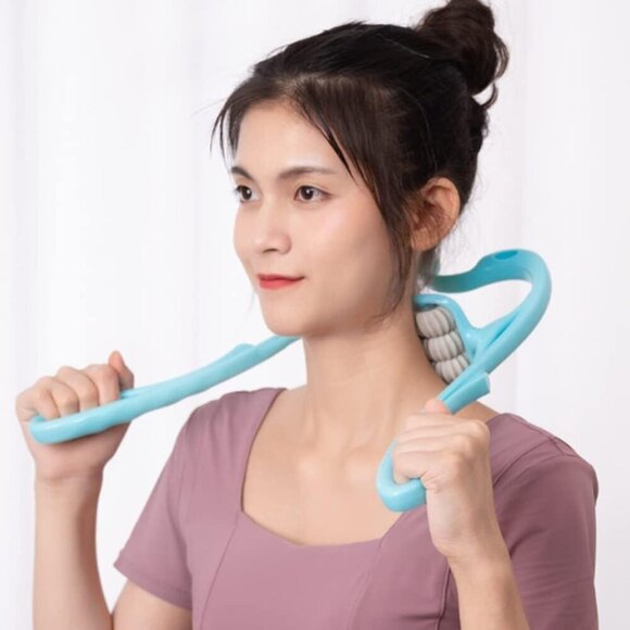 Neckbud Massage Roller, Blesnia Rolneck Neck Massager - Picture 2 of 6